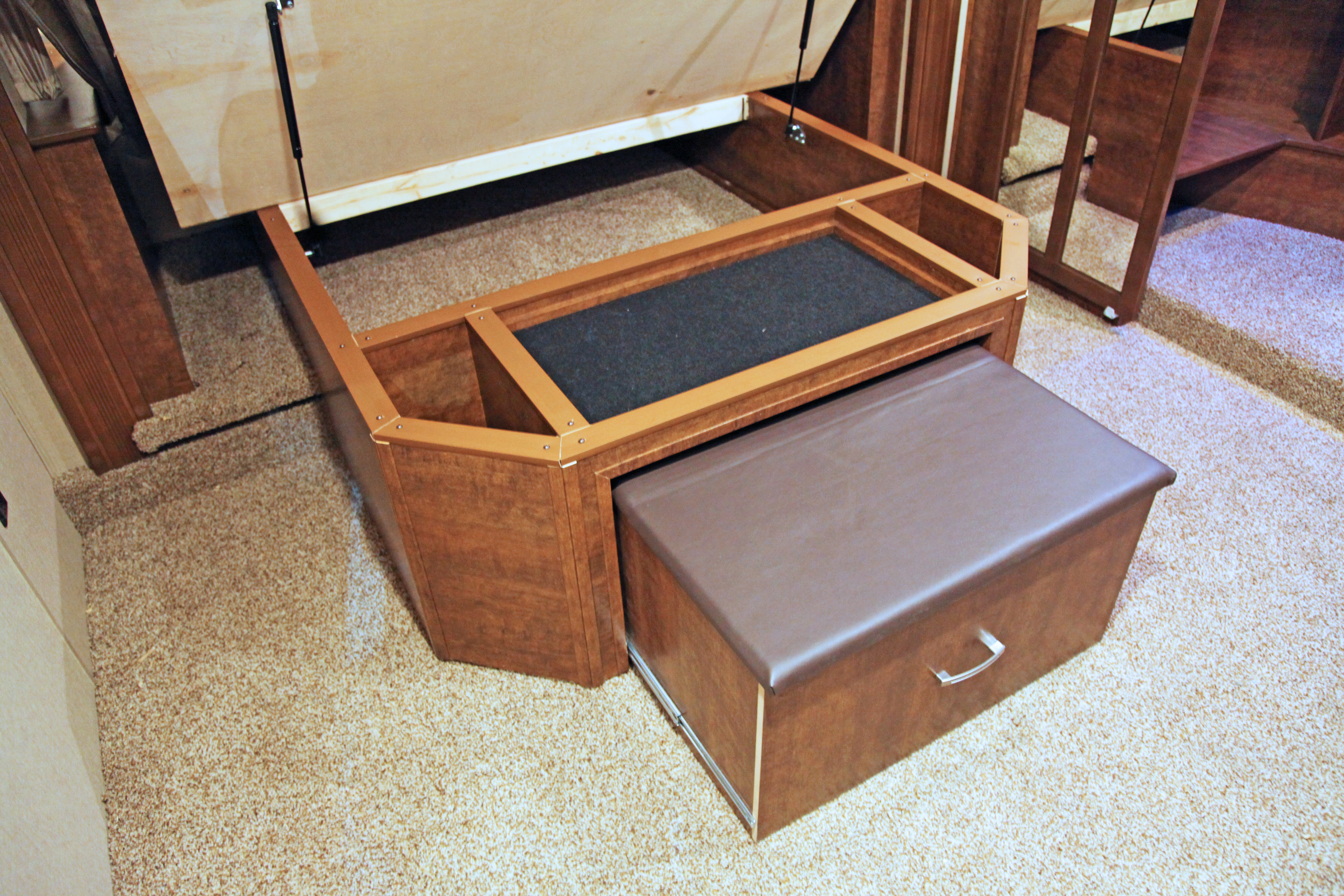 Solitude Under Bed Storage and Ottoman - Good Life RV