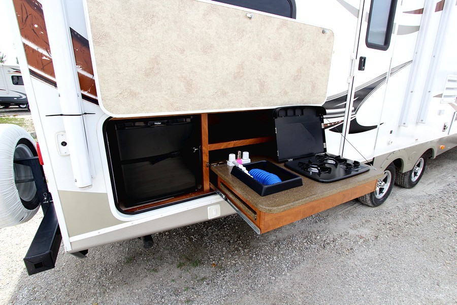 Keystone Passport 3220BH Camper Outside Kitchen UP412789 (10) Good