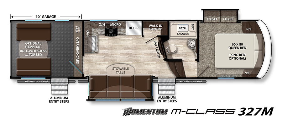 Grand Design Momentum Fifth Wheel, Toy Haulers For Sale