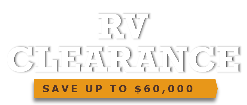 RV Clearance Sale