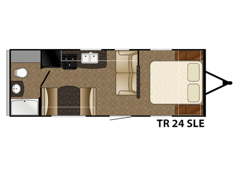 2014 Trail Runner 24SLE Floor Plan Good Life RV