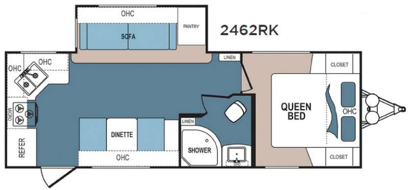 2017 Denali 2462rk Floor Plan Good Life Rv