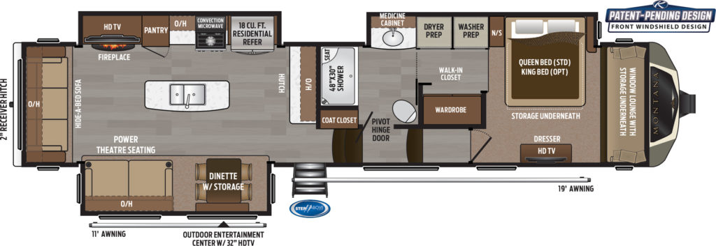 2019 3811ms floor plan Good Life RV