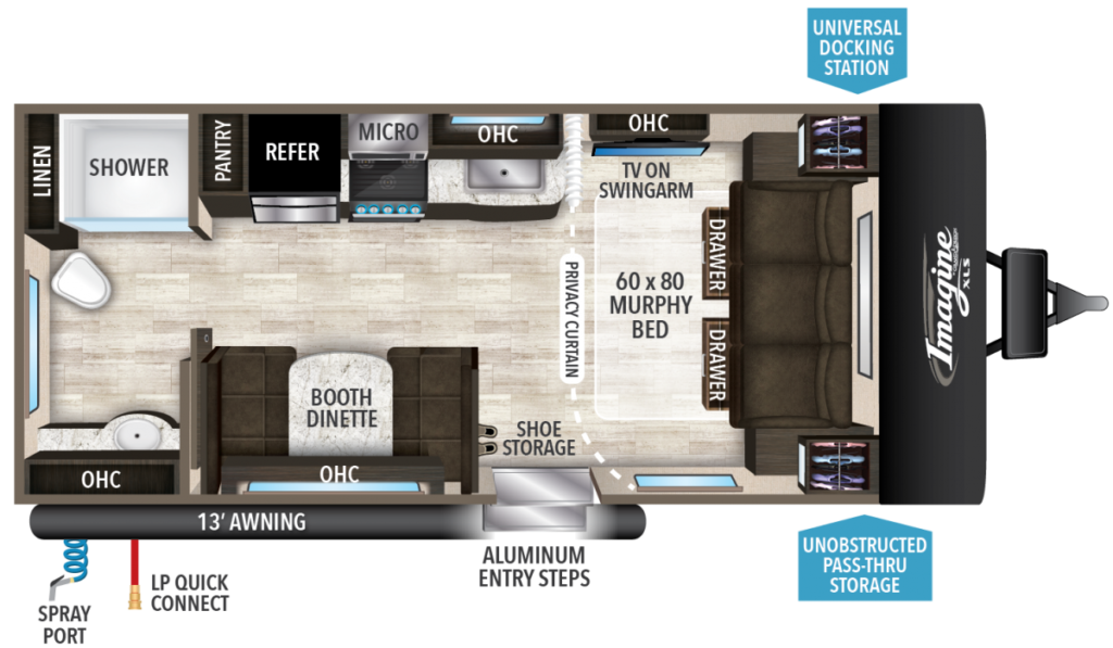 2019 Grand Design Imagine XLS 18RBE Good Life RV