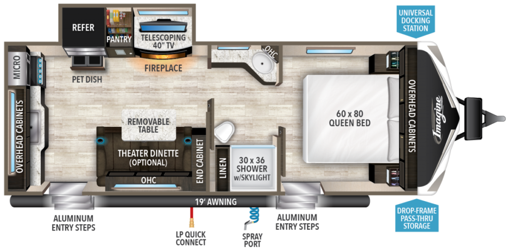 2250RK Imagine Floorplan Good Life RV