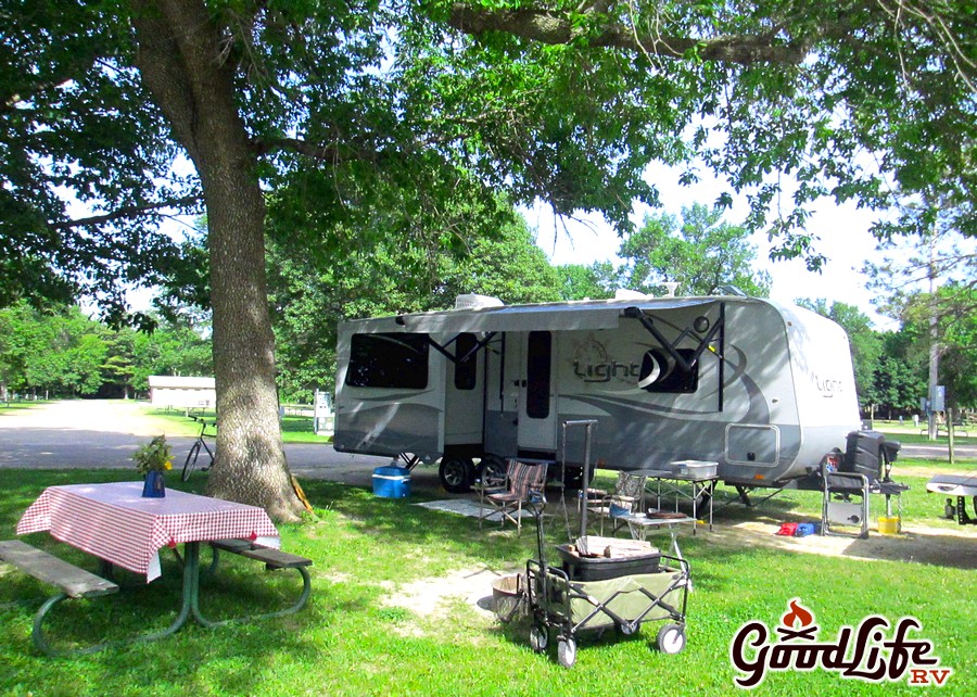 Beed's Lake Campground Review Large Campsite