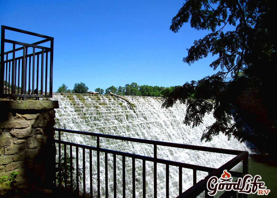 Beed's Lake Campground Review water falls