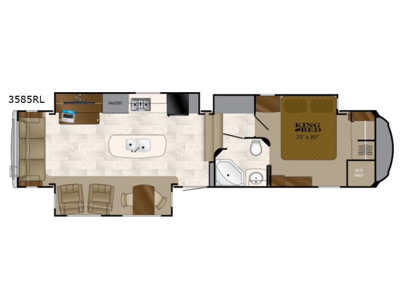 2015 Big Horn 3585rl Floor Plan Good Life Rv