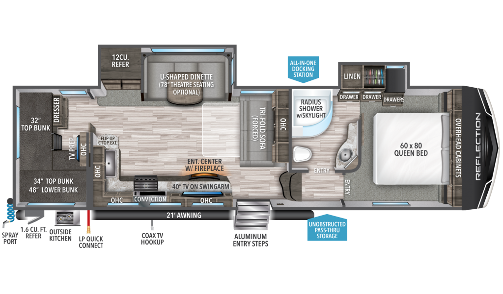 2020 Grand Design Reflection 28BH Fifth Wheels Good