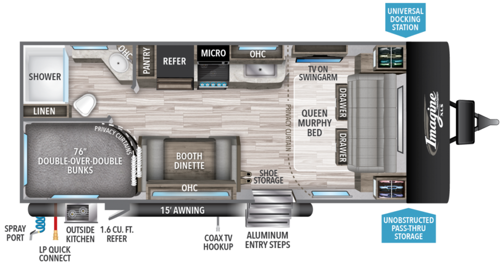 2020 Grand Design Imagine XLS 21BHE Good Life RV